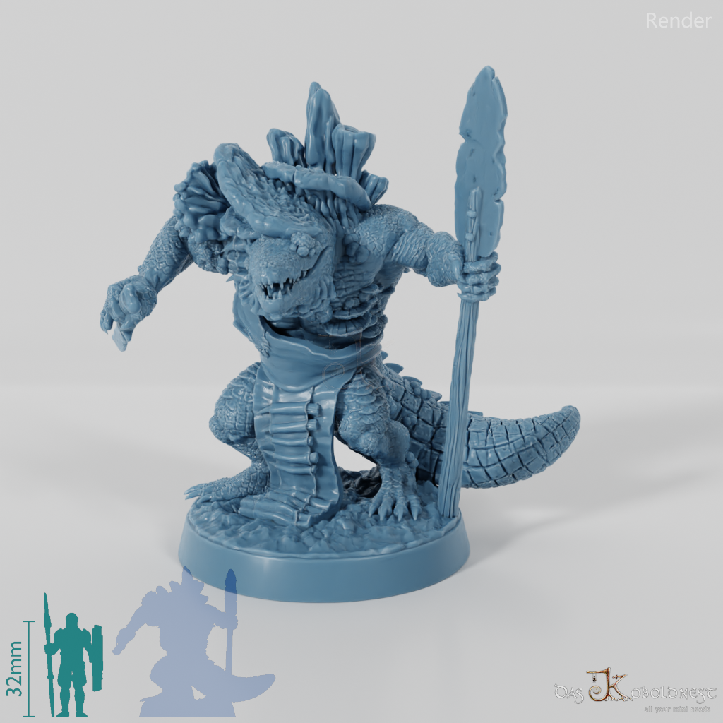 Pilzinfizierter Krokodilvolk-Jäger 01