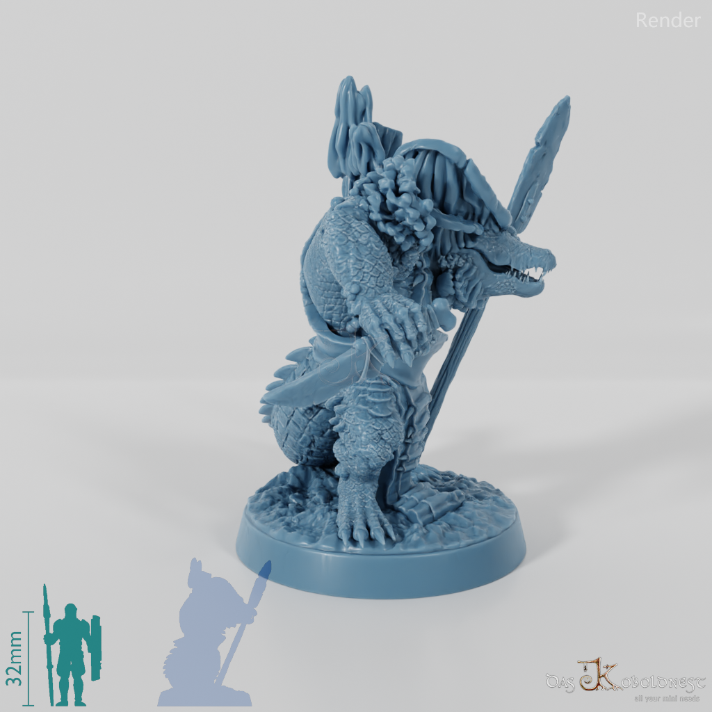 Pilzinfizierter Krokodilvolk-Jäger 01