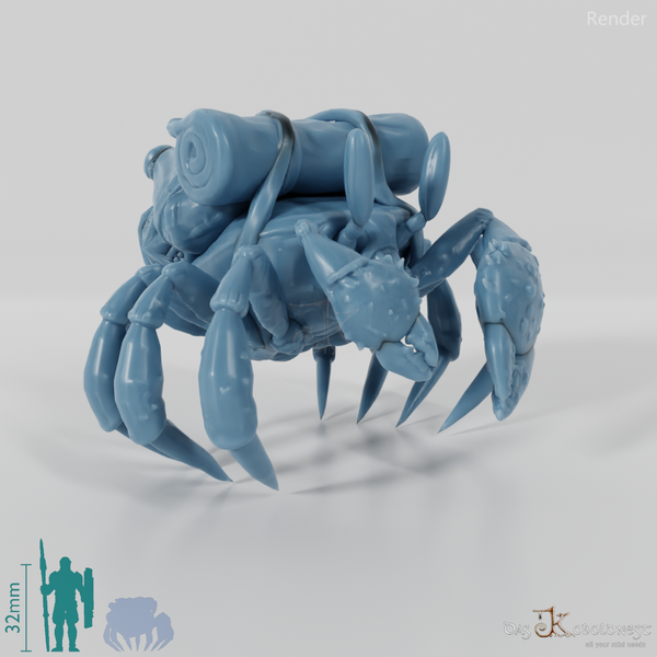 Krabbe - Winkerkrabbe mit Gepäck