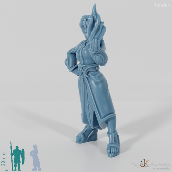 Dunkelelfen-Magierin 01