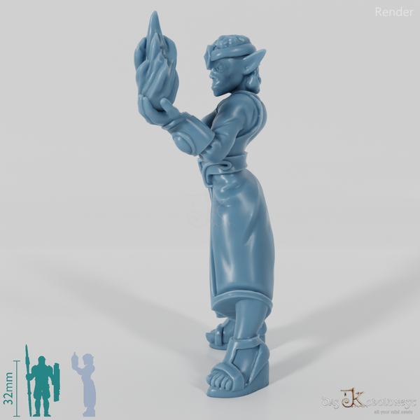 Dunkelelfen-Magierin 01