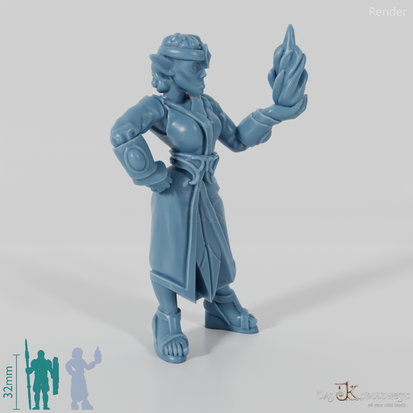 Dunkelelfen-Magierin 01