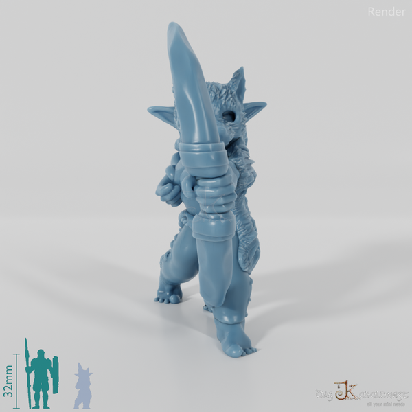 Goblin-Bogenschütze in Fell