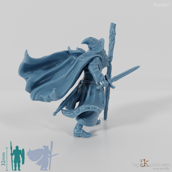 Gollnir, zaubernder Grauer Zauberer