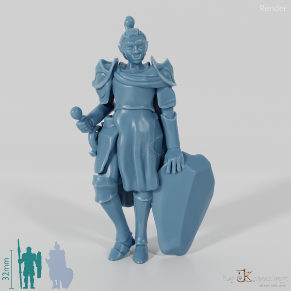 Halbork-Paladin Weiblich 01