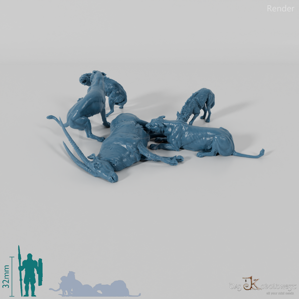 Raubkatze - Löwinnen gegen Hyänen