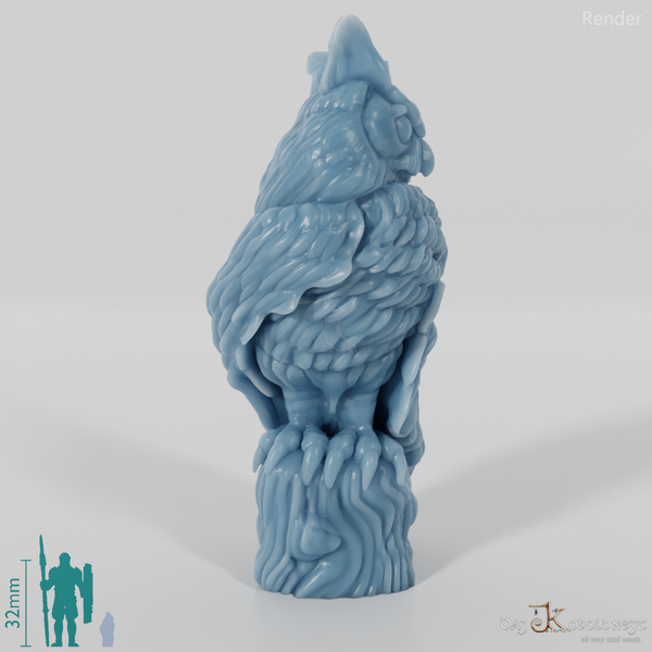 Eule - Bubo virginianus 01