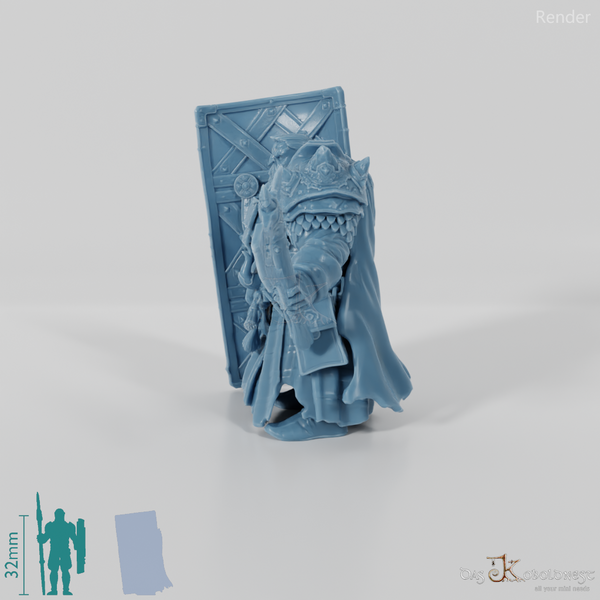 Zwergen-Anführer mit Axt