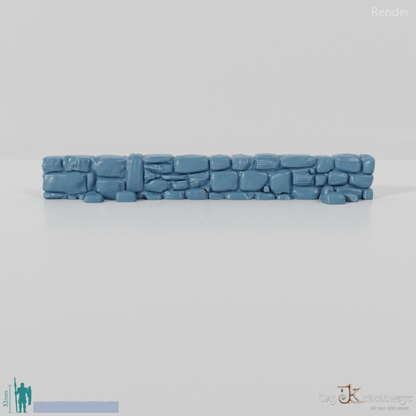 Mauer - Verfallene Natursteinmauer 07