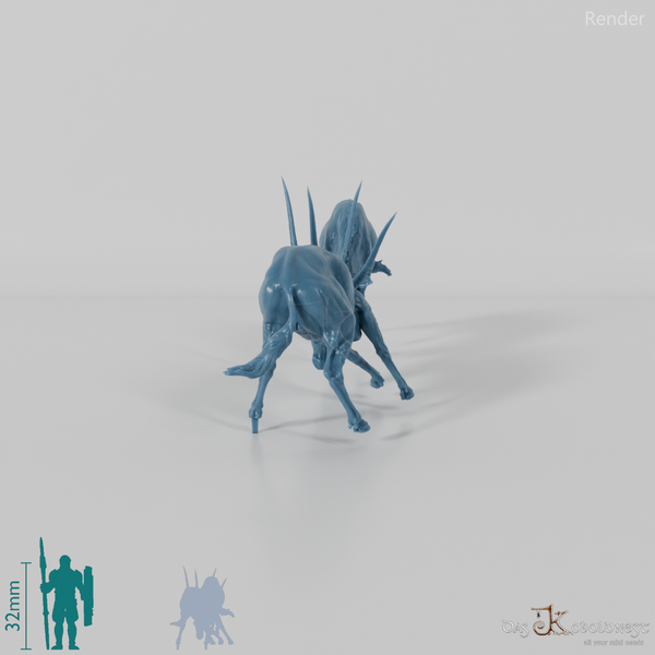 Antilope - Spießböcke - Kämpfend