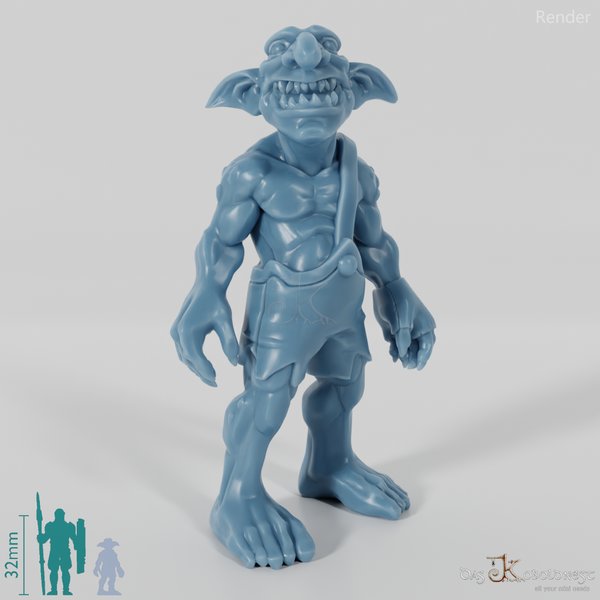 Goblin mit Hosenträger