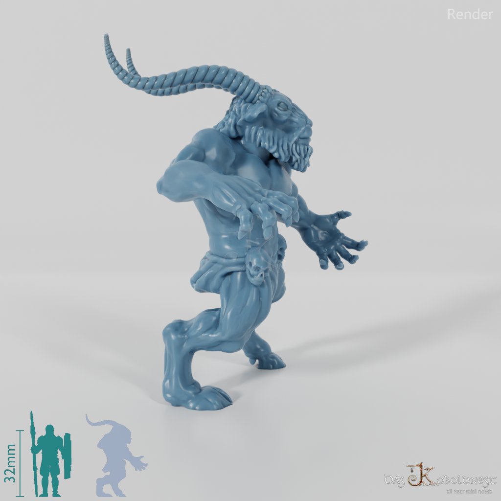 Unbewaffneter Satyr