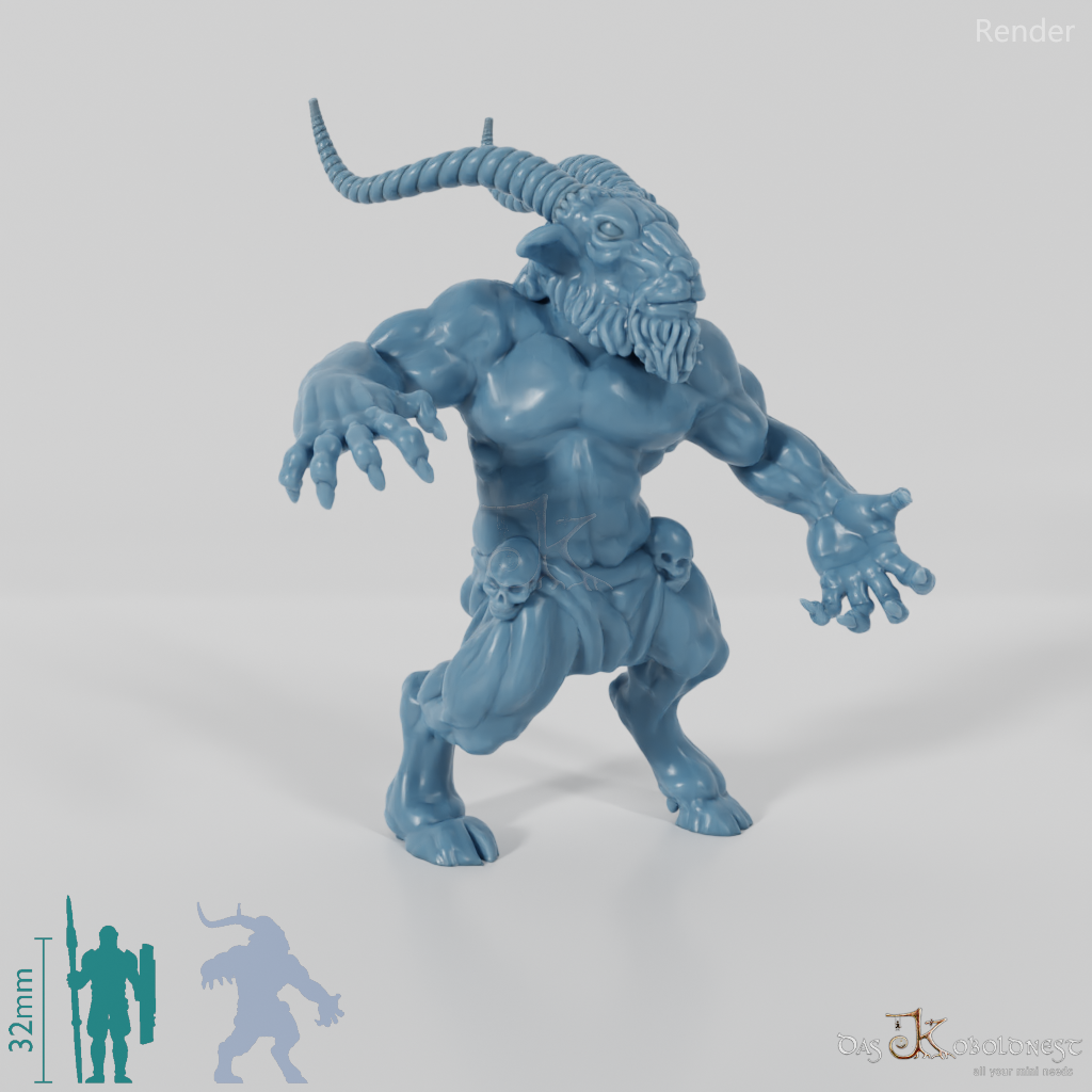 Unbewaffneter Satyr