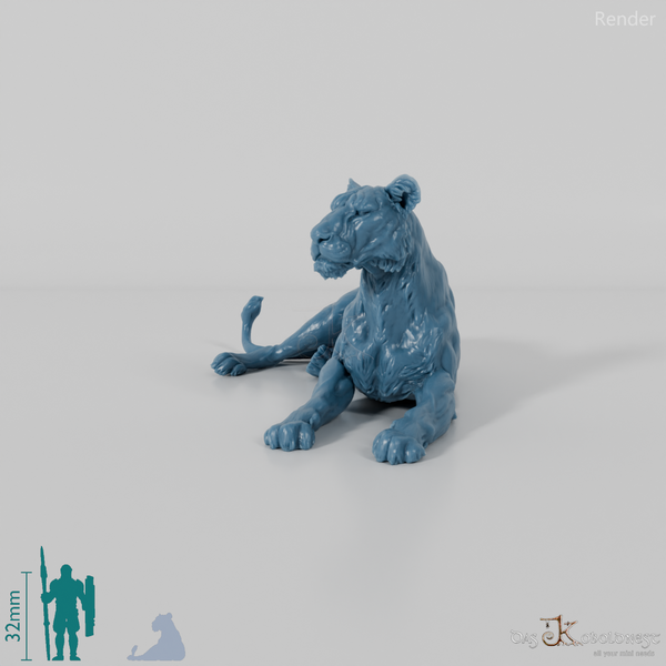 Raubkatze - Löwin 02