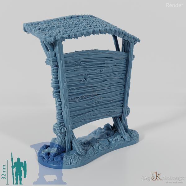 Anschlagtafel und Rabe auf Runenstein