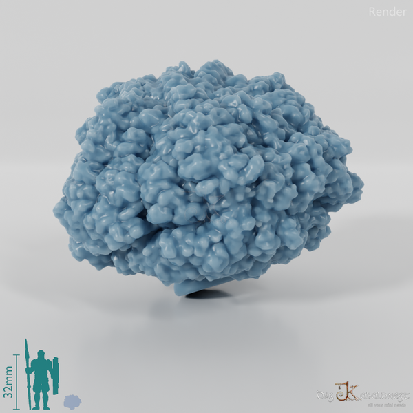 Frauenkopf - Afro (Wütend)