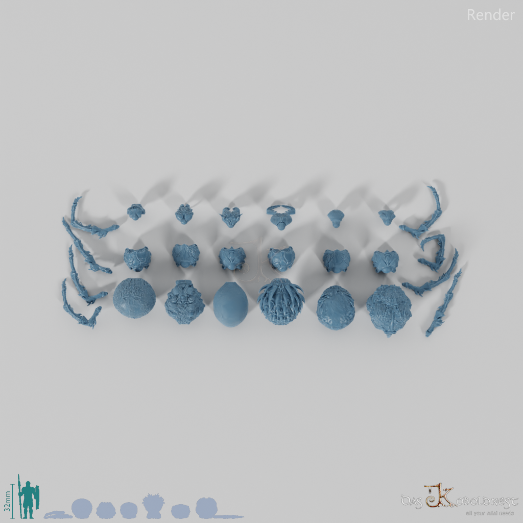 Spinne - Riesige Waldspinnen (Modular) - Komplettset