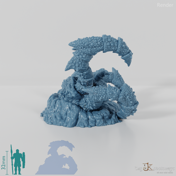 Uralte Höhlenspinne