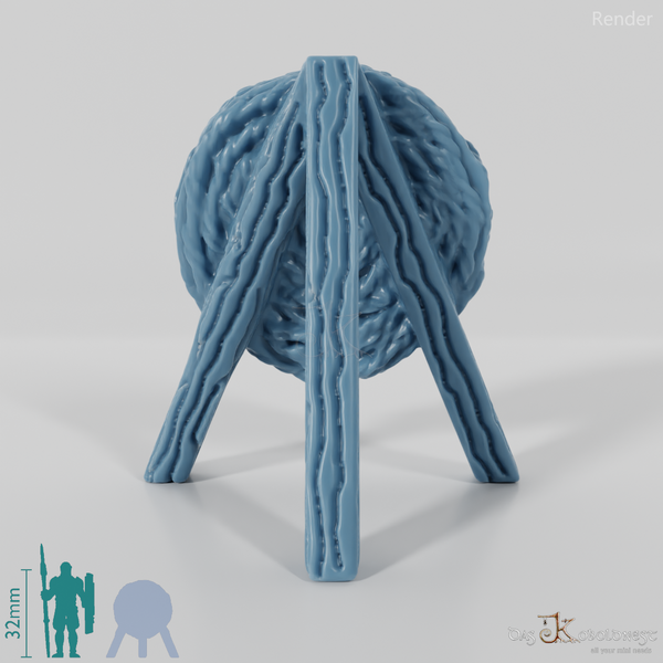 Stroh-Zielscheibe 01