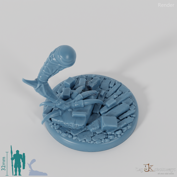 Goblin-Trollhundbein (Links) mit Base 3