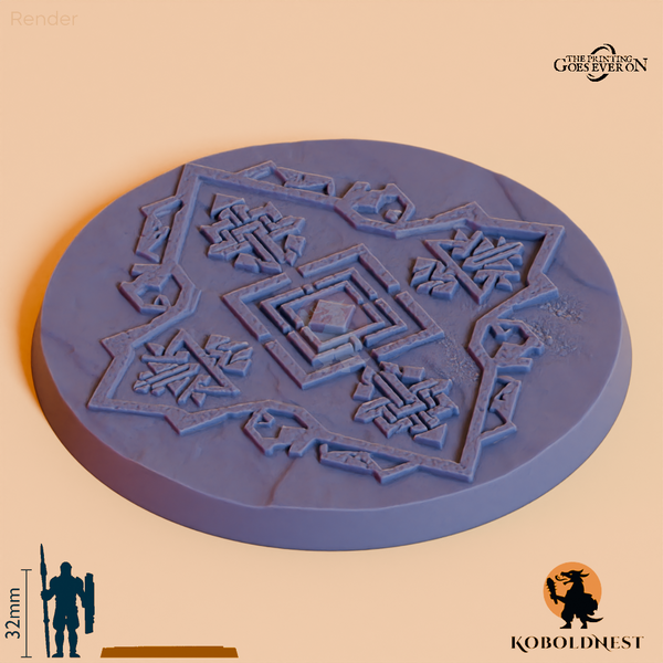 Minenzwerg-Kavallerie-Rundbase D