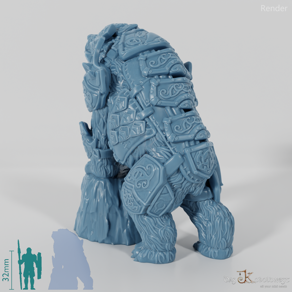 Gerüsteter Kriegseisbär