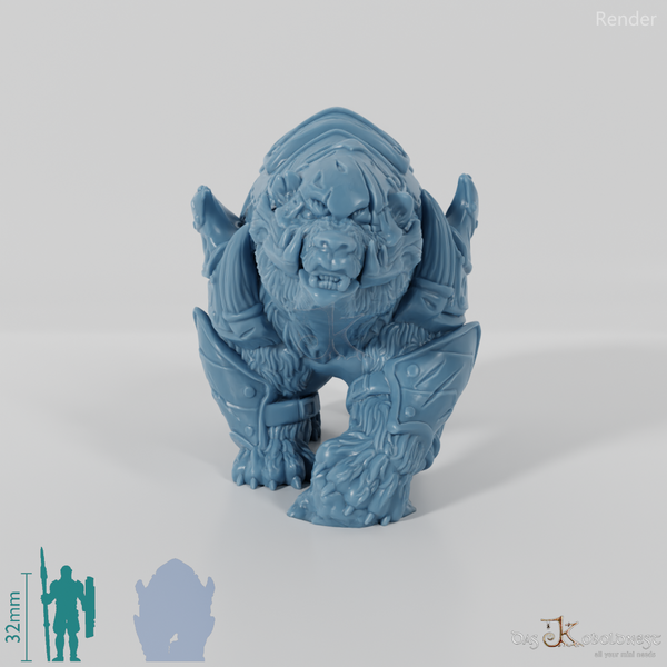 Gerüsteter Kriegseisbär