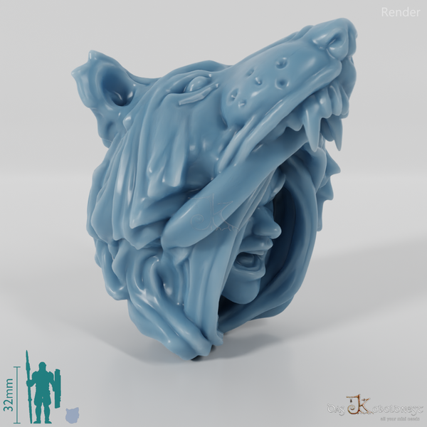 Frauenkopf - Bärenkopf (Wütend)