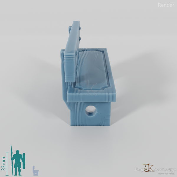 Bank - Halbling-Sitzbank