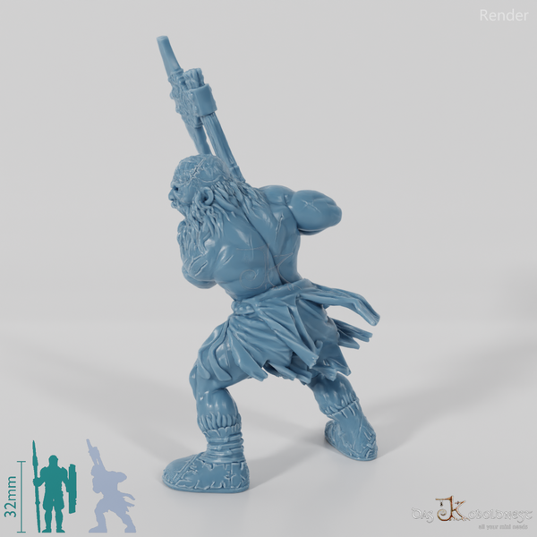 Nordischer Berserker mit Zweihandaxt