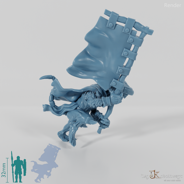 Black Claw Clan Immortals Bannerträger