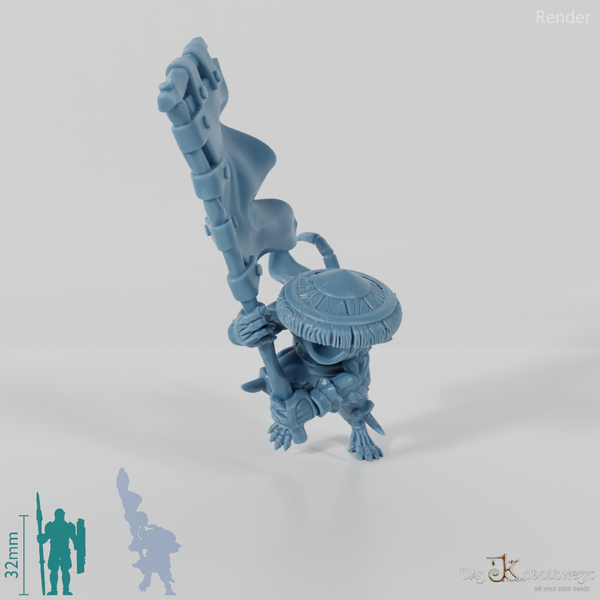 Black Claw Clan Immortals Bannerträger