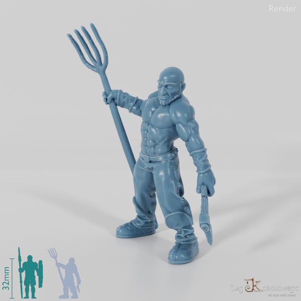 Nordischer Schmied, bewaffnet 1