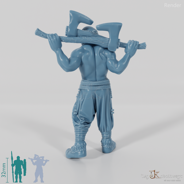 Nordischer Wasserträger, bewaffnet 2