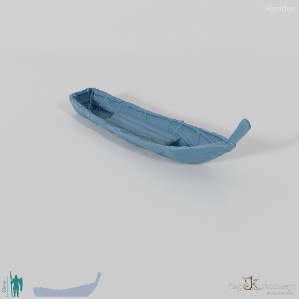 Boot aus Tierhäuten