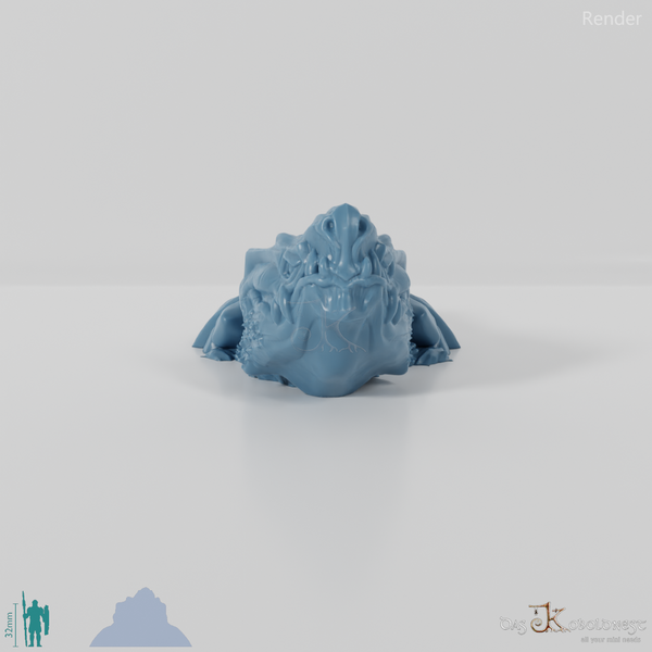 Auftauchende Drachenschildkröte