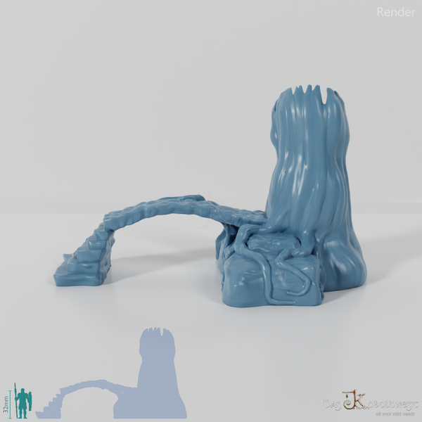 Brücke - Weg zum großen Baum