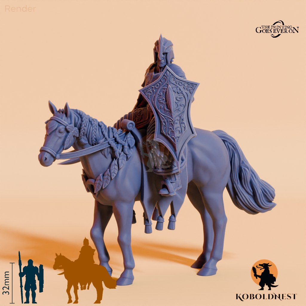 Lichtwald-Elf - Ritter C (Beritten)
