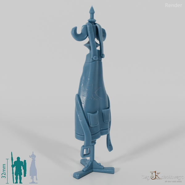 Schlachterei - Kleiderständer mit Schürze