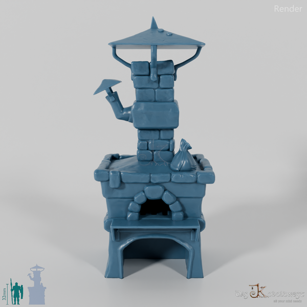 Schlachterei - Gemauerter Räucherofen