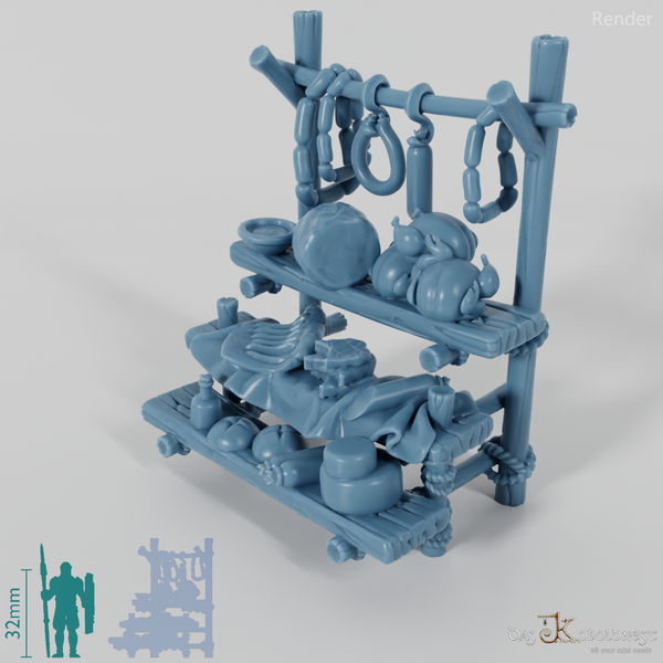 Marktstand - Fleischauslage