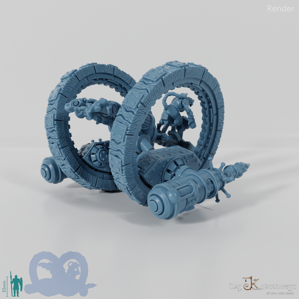 Rattenvolk-Kriegsmaschine mit Kanonen