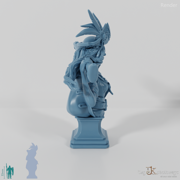 Büste - Piratenkapitänin