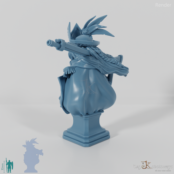 Büste - Piratenkapitänin