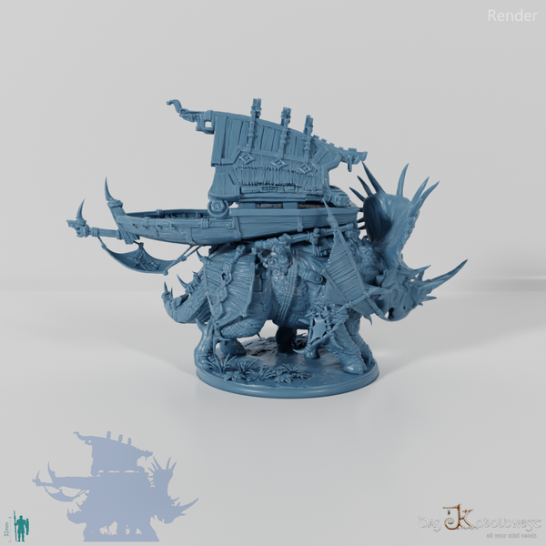 Brutaceratops A mit Rückenplattform