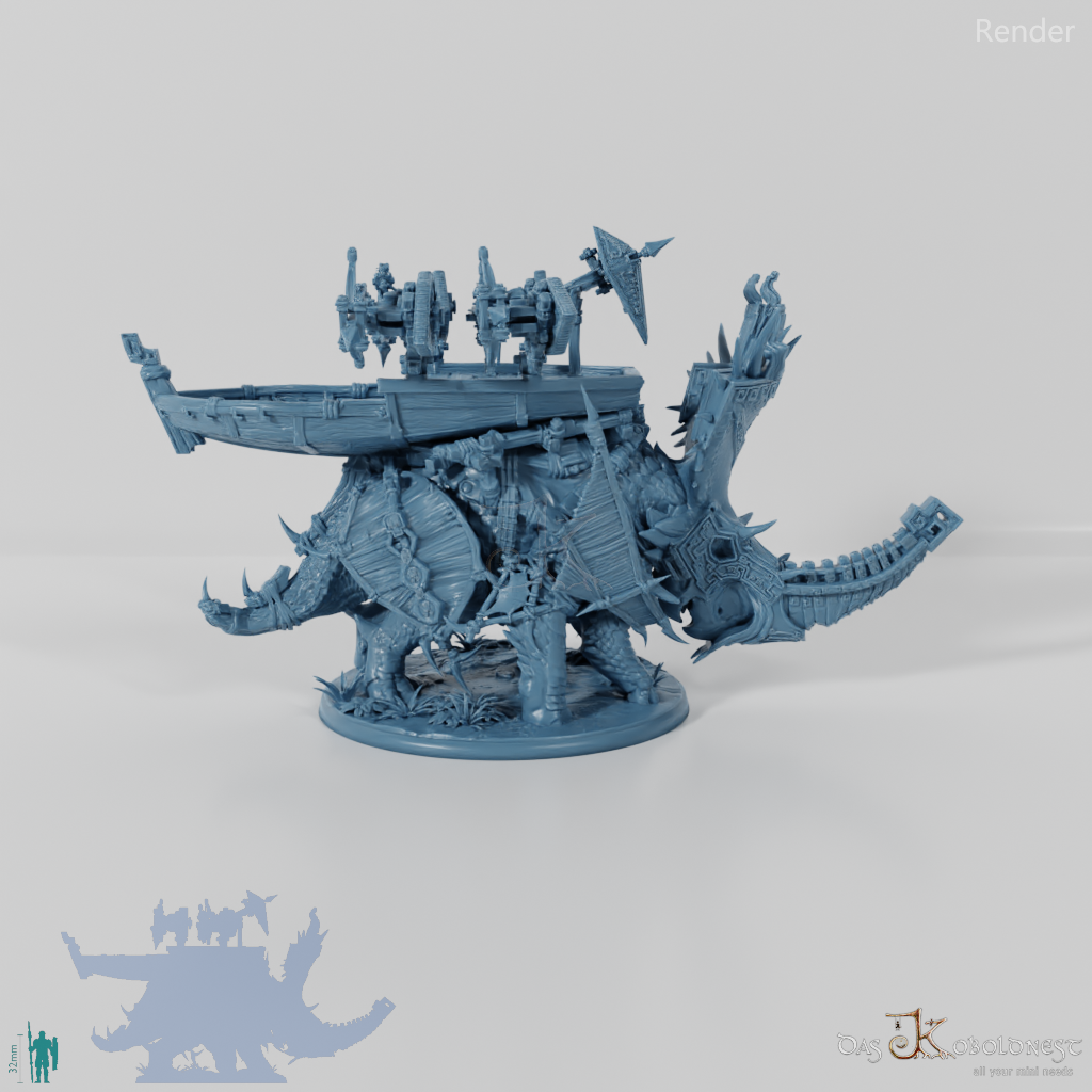 Brutaceratops B mit Rückenplattform