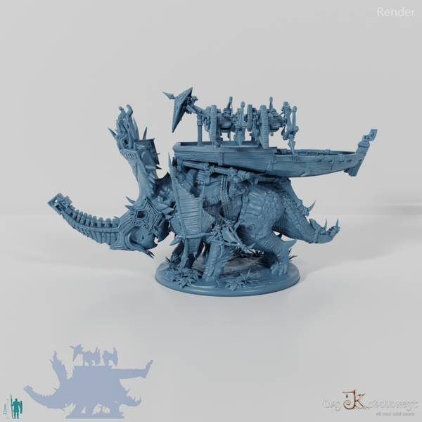 Brutaceratops B mit Rückenplattform