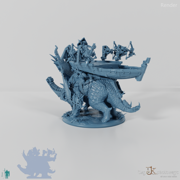 Brutaceratops B mit Rückenplattform