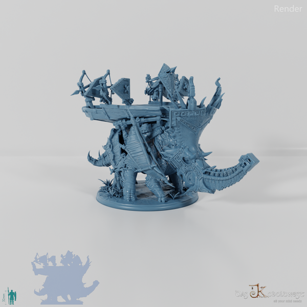 Brutaceratops B mit Rückenplattform