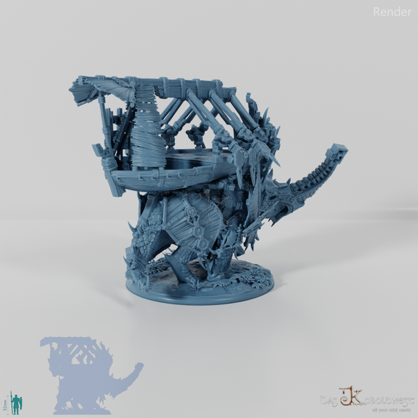 Brutaceratops C mit Rückenplattform